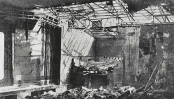 Damage caused to the Odeon Cinema, Kemp Town during a September 1940 raid. Image credit: Brighton & Hove Museums