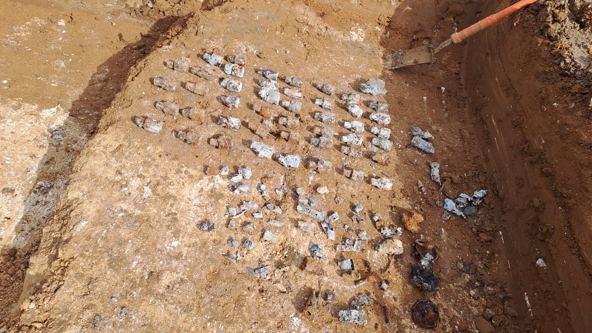 Mk-4 British Incendiary Bomb noses discovered during UXO Target Investigation in Kent