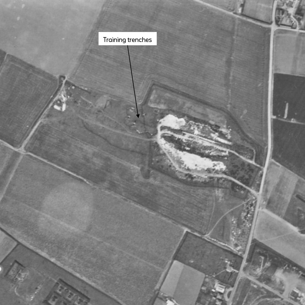 USAAF aerial photography – April 1944. Image credit: Historic England