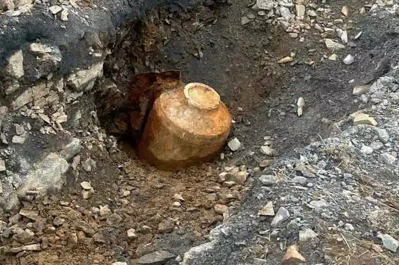 Suspected 500kg WWII unexploded bomb found at the Rivenwoods housing development at Newtownards.