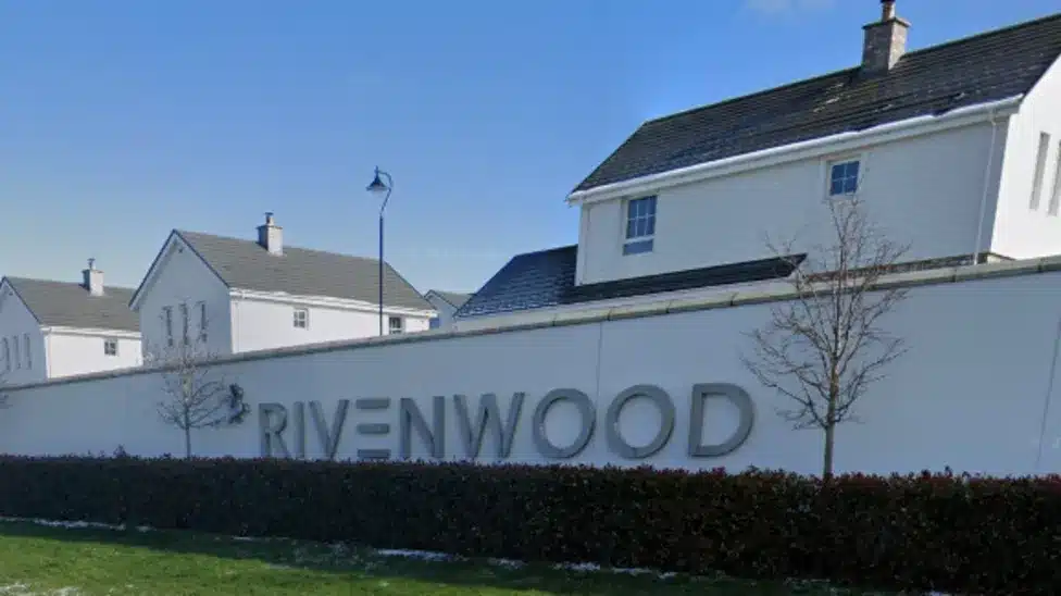 Outside of the Rivenwood housing development in Newtownards.